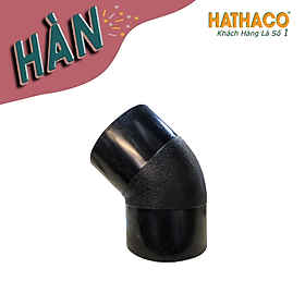 Chếch 45 Độ Dùng Cho Ống HDPE 160 Hàn Nối Đầu