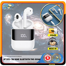 Mua Tai Nghe Bluetooth Nhét Tai Không Dây HT SYS hocoDES88 - Tai Nghe Bluetooth True Wireless V5.0 -Pin Dock Sạc 320mAh - Thời Gian Sử Dụng 4h - Thời Gian Chờ 200h - Hàng Nhập Khẩu