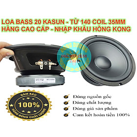 2 CỦ LOA BASS 2 TẤC KASUN CHÍNH HÃNG MO8064 GÂN CAO SU - CỦ LOA 20