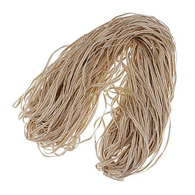 100Meters Natural Jute Rustic Hessian Burlap Rope Craft Ribbon for Arts Crafts Wedding Party Xmas Christmas Gift Packing Decoration 5mm