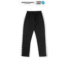 Quần DirtyCoins Striped Track Pants - Black