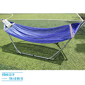 Mua Bộ võng si inox phi 27 tay cong hàng xuất khẩu thương hiệu Võng Xếp Thảo Điều - kv3