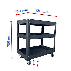 Mua Xe Đẩy Dụng Cụ 3 Tầng DC-04LG