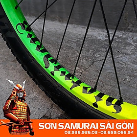 Mua Sơn SAMURAI KUROBUSHI 56** MÀU VÀNG HUỲNH QUANG chính hãng dành cho xe máy