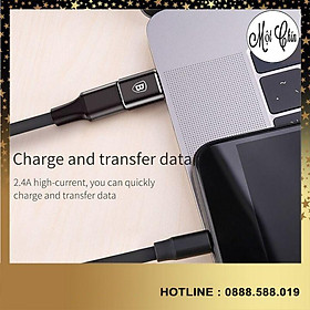 Mua Đầu Chuyển Micro USB Sang USB Type C 2.4 Baseus -Hàng Chính Hãng