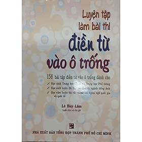 Sách - Luyện tập làm bài thi điền từ vào ô trống