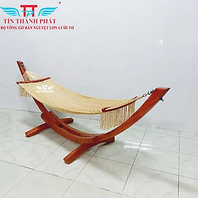 Mua Bộ Võng Gỗ Cao Cấp Bán Nguyệt Lớn Tín Thành Phát. Sản phẩm chính hãng  chất lượng  bảo hành 5 năm