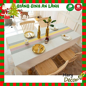 Mua Khăn trải bàn cao cấp Mary Decor chất liệu cotton thêu - KBCC05