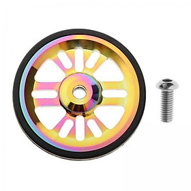 4xEasy Wheel Bicycle Modification Easywheel for  Folding Bike Colorful