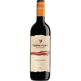 Rượu vang đỏ Ý Terre Forti Sangiovese Rubicone 12% độ