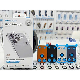 Miếng dán kính Bảo Vệ Cụm Camera cho iPhone 17 Pro Max/ 17 Pro Chính hãng KUZOOM bảo vệ máy toàn diện - Hàng chính hãng