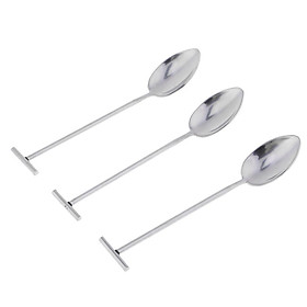 Stainless Steel Cocktail Swizzle Sticks Coffee Spoon Bar Tools