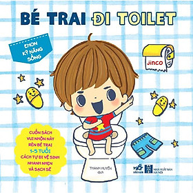 Sách - Ehon kỹ năng sống Bé trai đi toilet (TB 2022) - Nhã nam
