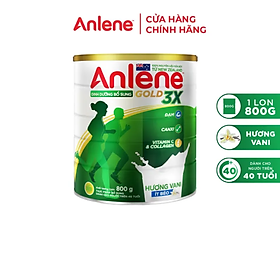 Ảnh bìa Sữa Bột Anlene Gold Movepro 3X Hương Vanilla (Hộp Thiếc 800g)