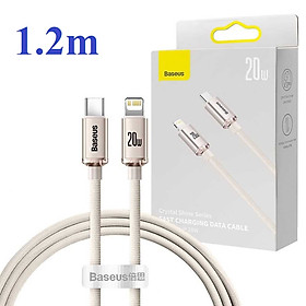 Mua Cáp sạc C to L PD20W siêu bền cho iP Baseus Crystal Shine CAJY000201 (1.2m ) - Hàng chính hãng