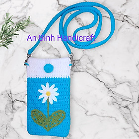 Túi đeo chéo, túi đựng điện thoại, túi đeo vai thủ công bằng len, crossbody bag, phone bag, shoulder bag knit crochet handmade