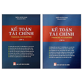 Sách - Bộ Sách Kế Toán Tài Chính - Tập 1 + Tập 2 (Bộ 2 Cuốn)
