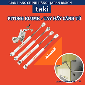 Tay Nâng Piston Blumk Thủy Lực, Tay Nâng Cánh Tủ Giảm Chấn, Tay Đẩy Thủy Lực -  Có Trợ Lắp Đặt