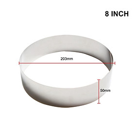 7-14 Inch Tròn Hình Vòng Tròn Cưới Fondant Bánh Mousse Khuôn Bánh Mousse Vòng Nướng Máy Nướng Bánh Dụng Cụ Nhà Bếp phụ Kiện - one