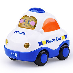 Đồ chơi mô hình xe cảnh sát KAVY NO.8808 có nhạc và đèn chạy đà nhiều màu sắc