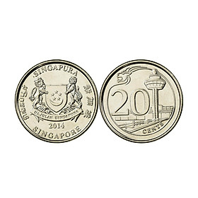 Mua Đồng xu 20 cent Singapore phiên bản mới