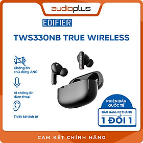 EDIFIER TWS330NB Tai nghe bluetooth chống ồn chủ động ANC - AI khử ồn đàm thoại - Game mode - Bản quốc tế - Hàng chính hãng