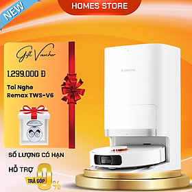 Mua Robot Hút Bụi Lau Nhà Xiaomi Vacuum X20+ Kết Nối App Tự Giặt Giấy Giẻ Gom Rác Tự Động Lực Hút 6000Pa - Hàng Chính Hãng