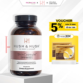 Viên Uống Cấp Ẩm, Căng Mọng Da Hush And Hush SkinCapsule Hydrate+ 60 viên