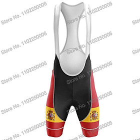 Năm 2023 Tây Ban Nha Bộ Quần Áo Đạp Xe Jersey Mùa Hè Đi Xe Đạp Quần Áo Nam Xe Đạp Đường Bộ Áo Sơ Mi Phù Hợp Với Tay Ngắn Xe Đạp Yếm Quần Short Color: 8 Size: XXS