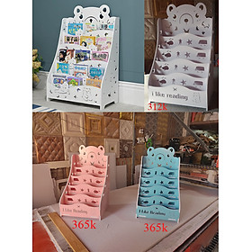 Mua (Khắc tên miễn phí) Kệ sách Gấu 2 đựng đồ đa năng (size bé)