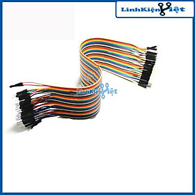 Mua Dây Nối 40P 7 Màu Dài 10Cm ( 2 Đầu Đực Đực )