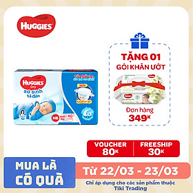 Tã Dán Sơ Sinh Huggies NB40 - Dưới 5kg (40 Miếng)