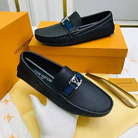 Free ship Giầy mọi LVvv dù xanh biển mới