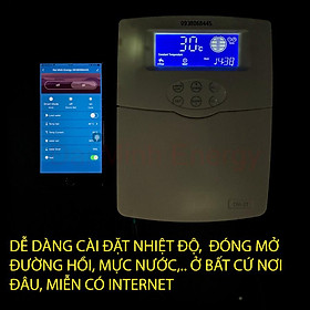 Điều khiển nhiệt độ máy nước nóng năng lượng mặt trời kết nối Internet DM-2T