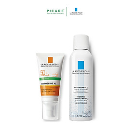 Bộ Chăm Sóc Da Kem Chống Nắng Không Màu Kiểm Soát Dầu La Roche-Posay Anthelios Xl Dry Touch Gel-Cream Spf 50+ Uvb & Uva 50Ml + Nước Khoáng Làm Dịu Và Bảo Vệ Da La Roche-Posay Thermal Spring Water (150Ml)