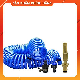 Mua Bộ vòi xịt nước tưới cây đa năng tăng áp lực nước kèm dây tưới dạng lò xo co dãn 587814 loại 10m
