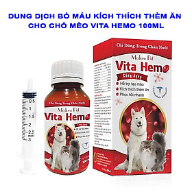 Dung Dịch Bổ Máu Kích Thích Thèm Ăn Cho Chó Mèo Vita Hemo 100ml - YonaPetshop