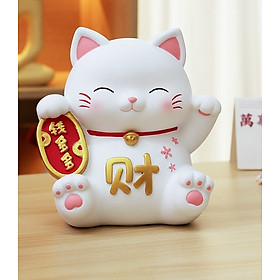 Ống tiết kiệm mèo Lucky Cat ba phong cách vui nhộn cute trang trí quà tặng arthouse_Hàng chính hãng