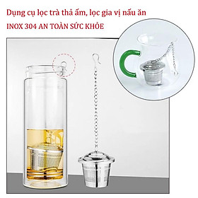 Mua Đồ lọc trà  lọc gia vị nấu ăn Inox 304 cao cấp trọn đời không gỉ sét an toàn tuyệt đối