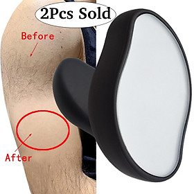 2xPortable Painless Physical Hair Removal Epilators for Back Leg Black