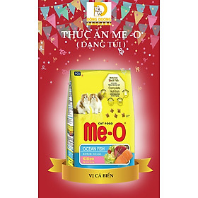 Thức ăn hạt khô cho mèo con Me-O Kitten vị cá biển gói 400g - 1,1kg