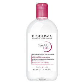 Nước tẩy trang dành cho da nhạy cảm BIODERMA Sensibio H2O 500ml