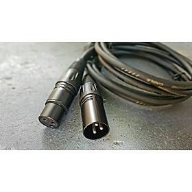 Bộ 2 Dây canon xlr đực ra canon xlr cái JQB -8805 dài 1m, dây kết nối âm thanh vang ra đẩy công suất