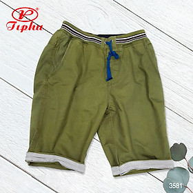 Quần đùi nam, short kaki form rộng, phong cách thể thao, lưng bo thun thoải mái, lai lật cá tính, hiệu Amazing