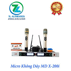 Mua Micro không dây MD 200i cao cấp chính hãng CMAUDIO hàng nhập khẩu 2023 - Tặng kèm sạc pin + 4 viên pin gắn mic 1200 mah
