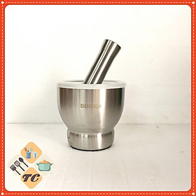 Cối chày inox 304 -13cm