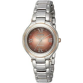 Đồng hồ nữ Citizen Eco-Drive mặt tròn FE2047-51W