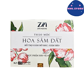 Viên uống thảo mộc tan mỡ giảm cân Hoa Sâm Đất Hộp 20 gói