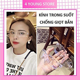 Kính bảo hộ chống khói bụi và giọt bắn, mắt kính thời trang chống tia UV dành cho cả nam và nữ 054