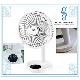 Mua Quạt sạc tích điện DP 7626 kèm đèn Led cảm ứng